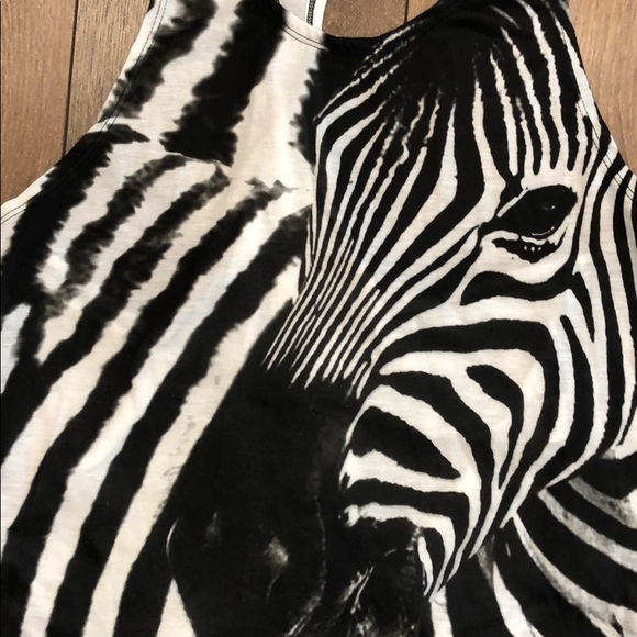 Garage Zebra Tank Top Size M - Picture 3 of 4